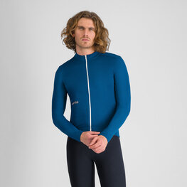 SPORTFUL Kolesarski dres z dolgimi rokavi zimski - CLASSIC THERMAL - modra