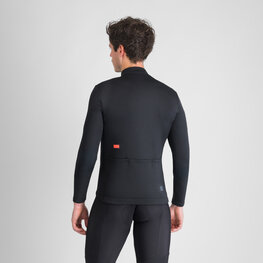 SPORTFUL Kolesarski dres z dolgimi rokavi zimski - CLASSIC THERMAL - črna