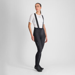 SPORTFUL Kolesarske dolge hlače z naramnicami - SUPERNOVA W - črna