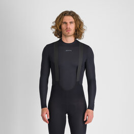 SPORTFUL Kolesarska  majica z dolgimi rokavi - MERINO LAYER - črna