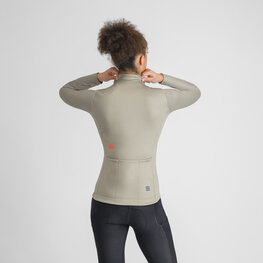 SPORTFUL Kolesarski dres z dolgimi rokavi zimski - CLASSIC THERMAL - svetlo zelena