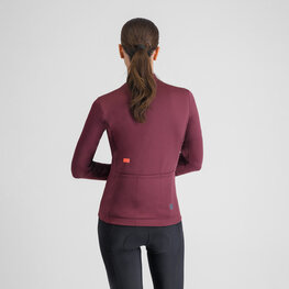 SPORTFUL Kolesarski dres z dolgimi rokavi zimski - CLASSIC THERMAL - bordo