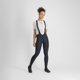 SPORTFUL Kolesarske dolge hlače z naramnicami - SRK SHIFT - črna