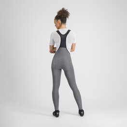 SPORTFUL Kolesarske dolge hlače z naramnicami - SRK SHIFT - siva