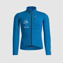 SPORTFUL Kolesarski dres z dolgimi rokavi zimski - POWER - modra