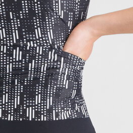 SPORTFUL Kolesarski kombinezon - G-SUIT - črna/bela