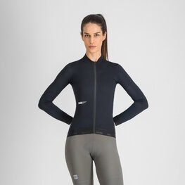 SPORTFUL Kolesarski dres z dolgimi rokavi poletni - SRK - črna