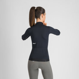 SPORTFUL Kolesarski dres z dolgimi rokavi poletni - SRK - črna