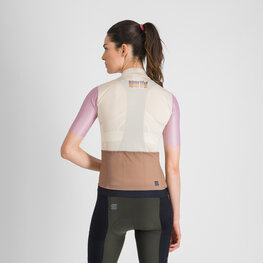 SPORTFUL Kolesarski dres s kratkimi rokavi - SUPERGIARA LOGO 2 - bež