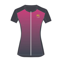 KARPOS Kolesarski dres s kratkimi rokavi - VERVE EVO W - modra/rožnata