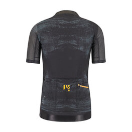 KARPOS Kolesarski dres s kratkimi rokavi - GREEN FIRE - črna/rumena