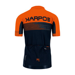 KARPOS Kolesarski dres s kratkimi rokavi - GREEN FIRE - rdeča/siva