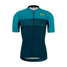 KARPOS Kolesarski dres s kratkimi rokavi - GREEN FIRE - modra