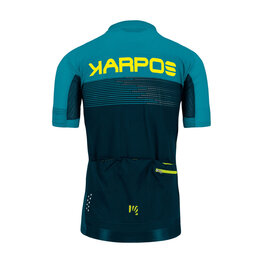 KARPOS Kolesarski dres s kratkimi rokavi - GREEN FIRE - modra