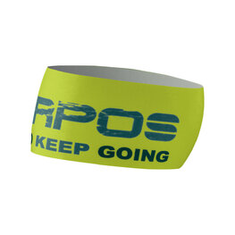 KARPOS Kolesarski trak za lase - PELMETTO - rumena/modra