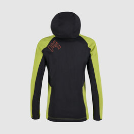KARPOS Kolesarska  vetru odporna jakna - LAVAREDO WINTER KIDS - zelena/črna