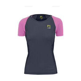 KARPOS Kolesarska  majica s kratkimi rokavi - LAVAREDO EVO W - črna/rožnata