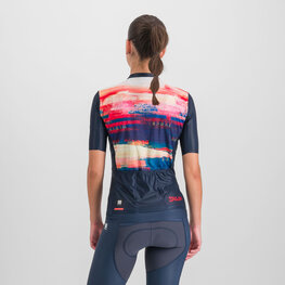 SPORTFUL Kolesarski dres s kratkimi rokavi - PETER SAGAN JERSEY - modra/bež