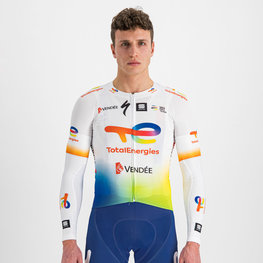 SPORTFUL Kolesarski rokavčki - TOTAL ENERGIES - bela