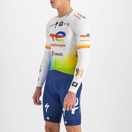 SPORTFUL Kolesarski rokavčki - TOTAL ENERGIES - bela