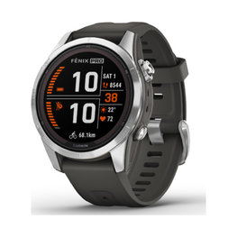 GARMIN pametna ura - FENIX 7S PRO SOLAR - antracit/srebrna