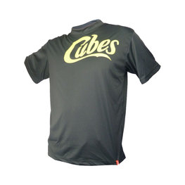 HAVEN Kolesarski dres s kratkimi rokavi - CUBES - črna/zelena/modra