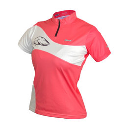 HAVEN Kolesarski dres s kratkimi rokavi - COMTESS - rdeča/bela