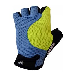 HAVEN Kolesarske rokavice s kratkimi prsti - KIOWA SHORT - črna/zelena