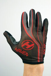HAVEN Kolesarske  rokavice z dolgimi prsti - SOLAR LONG - rdeča