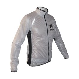 HAVEN Kolesarska  vetru odporna jakna - ULTRALIGHT - bela/črna