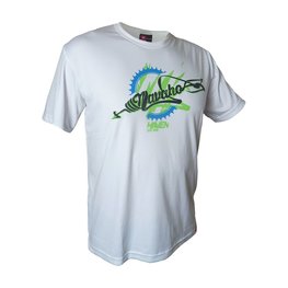 HAVEN Kolesarski dres s kratkimi rokavi - NAVAHO SHORT - bela/črna