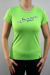 HAVEN Kolesarski dres s kratkimi rokavi - AMAZON SHORT - zelena/bela