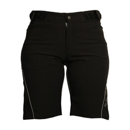 HAVEN Kolesarske kratke hlače brez naramnic - SINGLETRAIL WMS - črna