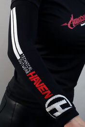 HAVEN Kolesarski rokavčki - SOFTIES - bela/črna