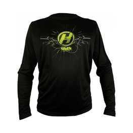 HAVEN Kolesarski dres z dolgimi rokavi poletni - NAVAHO II LONG - črna/zelena