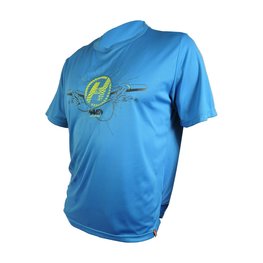 HAVEN Kolesarski dres s kratkimi rokavi - NAVAHO II SHORT - modra/zelena