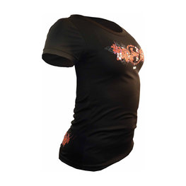 HAVEN Kolesarski dres s kratkimi rokavi - AMAZON II SHORT - črna/rdeča