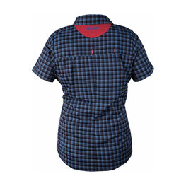 HAVEN srajca - AGNESS SLIMFIT - modra/rožnata