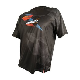 HAVEN Kolesarski dres s kratkimi rokavi - ENERGIZER CRAZY SHORT - črna/rdeča/modra