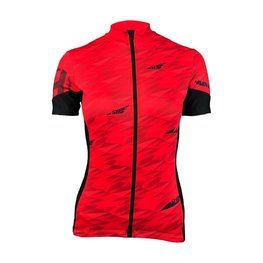 HAVEN Kolesarski dres s kratkimi rokavi - SKINFIT NEO WOMEN - rdeča/črna