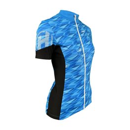 HAVEN Kolesarski dres s kratkimi rokavi - SKINFIT NEO WOMEN - modra/bela