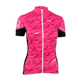 HAVEN Kolesarski dres s kratkimi rokavi - SKINFIT NEO WOMEN - rožnata/bela