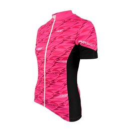 HAVEN Kolesarski dres s kratkimi rokavi - SKINFIT NEO WOMEN - rožnata/bela