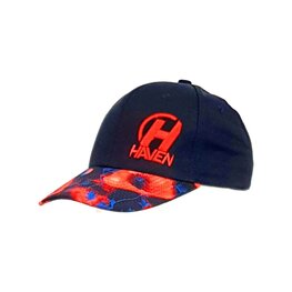 HAVEN Kolesarska kapa - FULLFIT - rdeča/črna