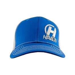HAVEN Kolesarska kapa - TRUCKER - modra/bela