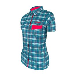 HAVEN srajca - AGNESS SLIMFIT - rožnata/modra