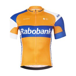 BONAVELO Kolesarski dres s kratkimi rokavi - RABOBANK - oranžna/modra