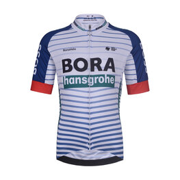 BONAVELO Kolesarski dres s kratkimi rokavi - BORA KID 2026 - bela/večbarvno