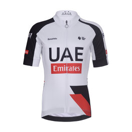 BONAVELO Kolesarski dres s kratkimi rokavi - UAE KID 2026 - bela/črna/rdeča