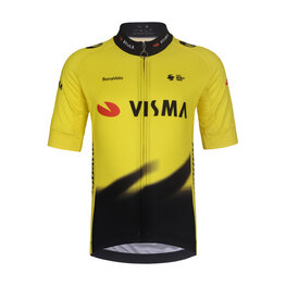 BONAVELO Kolesarski dres s kratkimi rokavi - VISMA 2026 KIDS - rumena/črna
